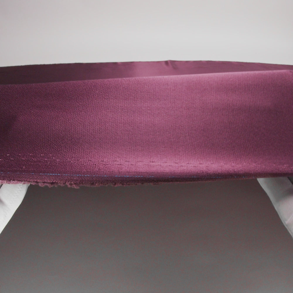 Sustainable Viscose Fluid Satin - Burgundy - Mood Exclusive Elliana Collection - Image 7 of 8