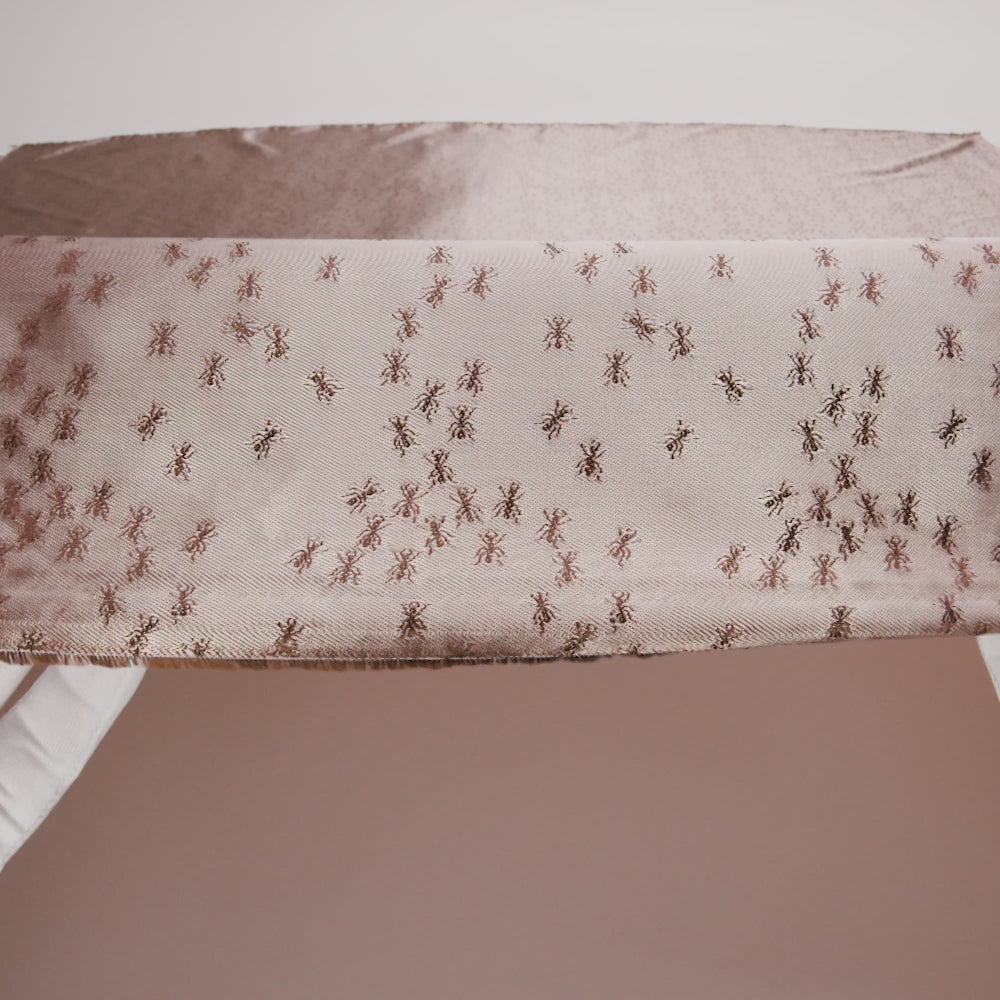Ants Jacquard Lining - Taupe - Image 5 of 6