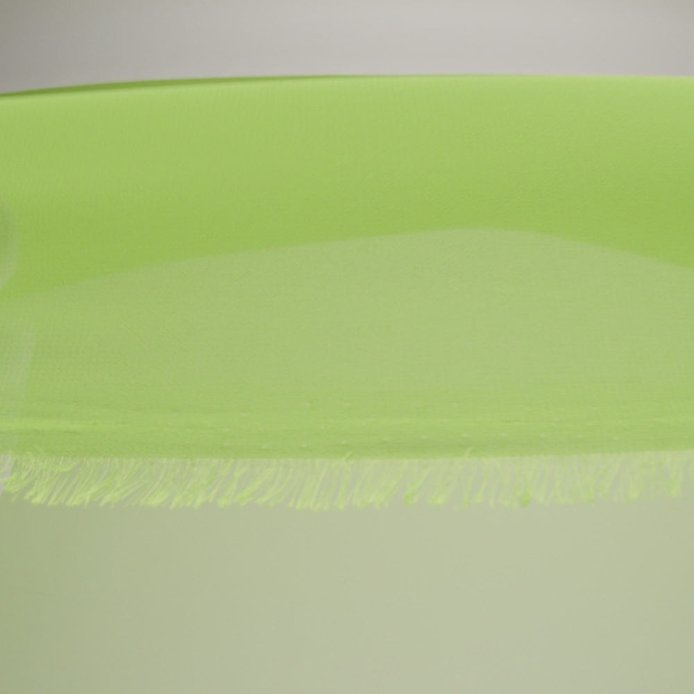 Polyester High-Multi Chiffon - Peridot Green - Netta Collection by Mood - Image 6 of 7