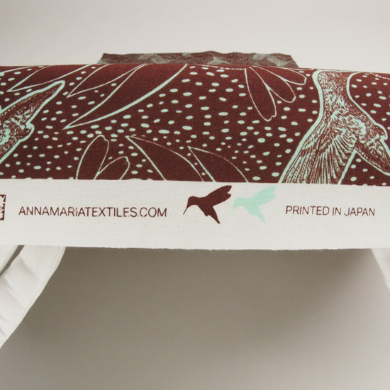 Printed Quilting Cotton by Anna Maria Textiles for Northcott - Patina Hummingbirds and Coneflowers - Indelible Ink Collection - Image 6 of 6