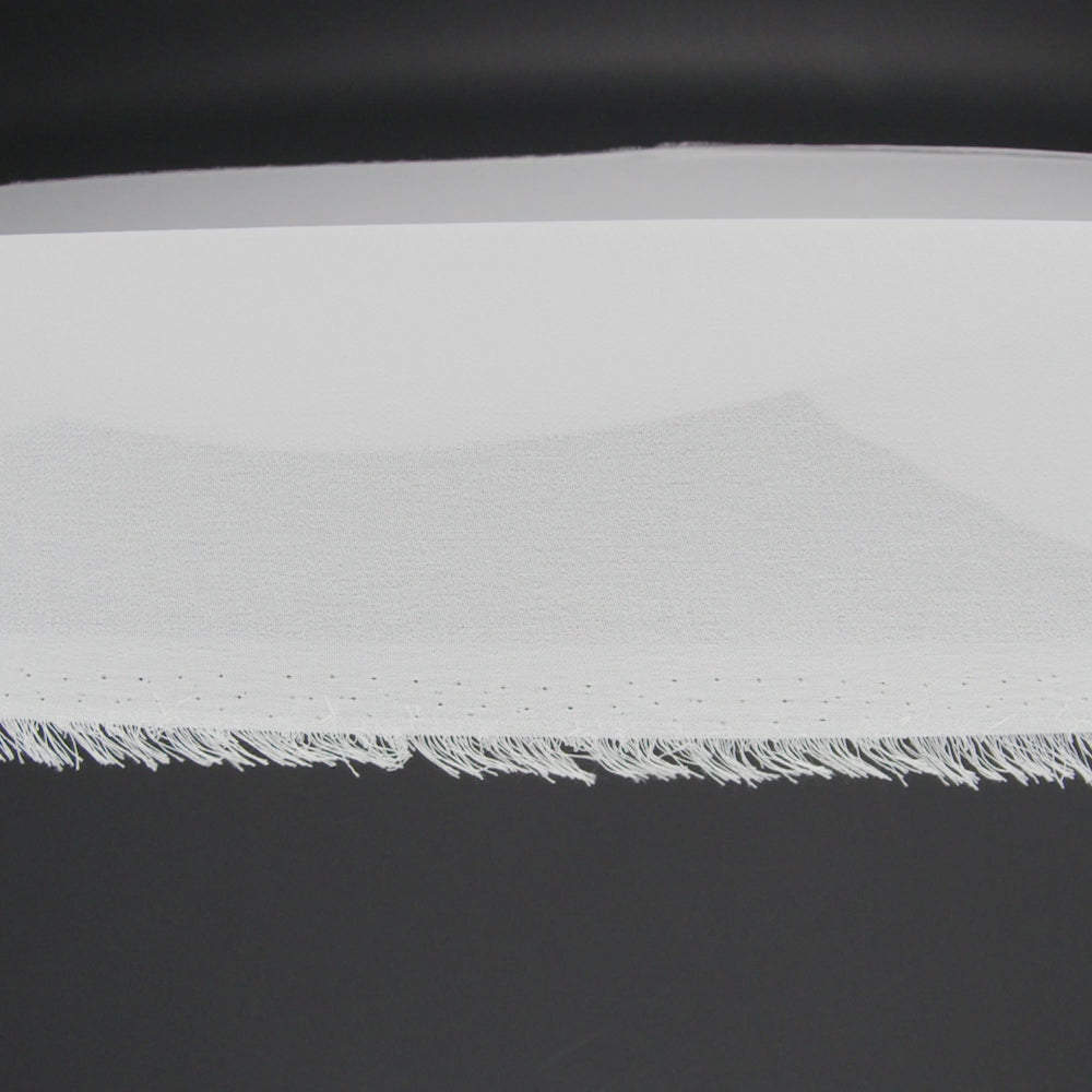 Polyester High-Multi Chiffon - Bright White - Netta Collection by Mood - Image 7 of 8