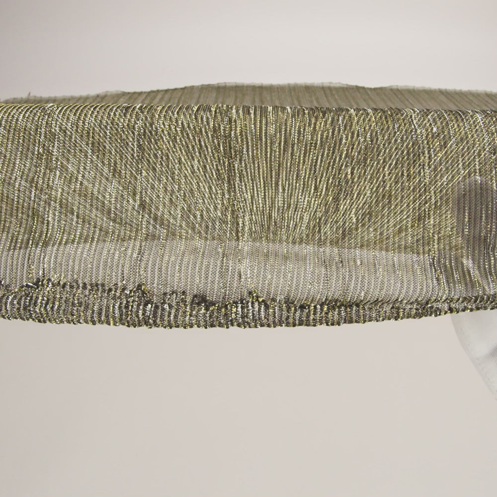 Metallic Stretch Plisse - Black and Gold - Natalia Collection - Image 6 of 7