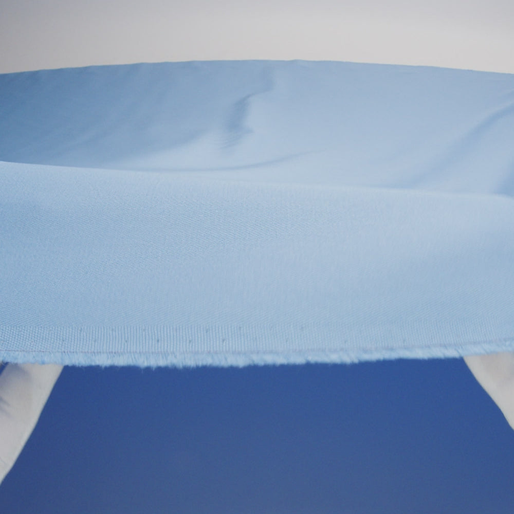 Organic Cotton Twill - Ice Blue and White - Stratton Collection - Image 6 of 7