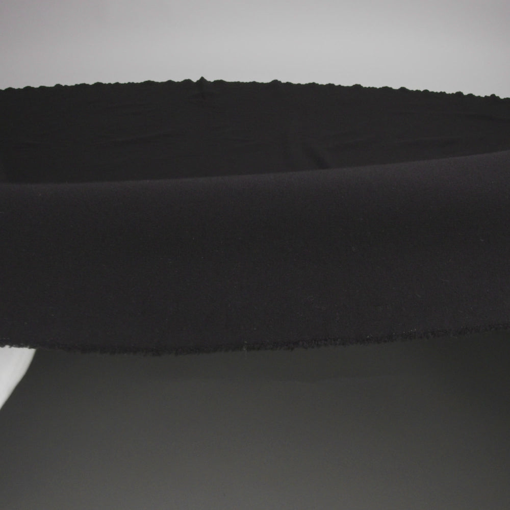 Stretch Rayon Blend Ponte Knit - Black - Deadstock - Image 6 of 6