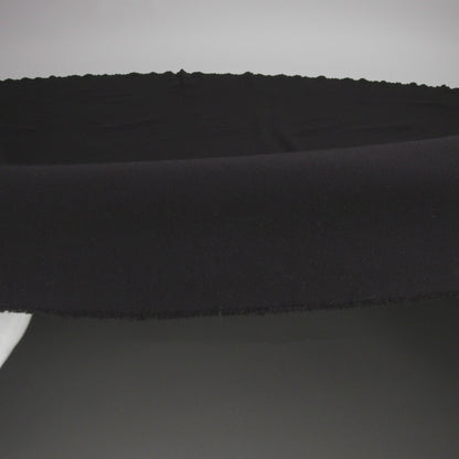 Stretch Rayon Blend Ponte Knit - Black - Deadstock