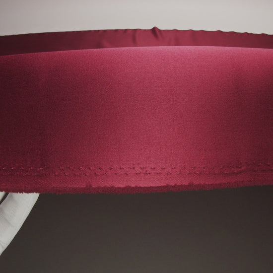 Premium Polyester Satin - Burgundy - Gavia Collection by Mood - Image 7 of 8