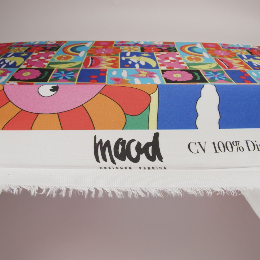 Mood Exclusive Red All Love Rayon Challis - Image 6 of 6