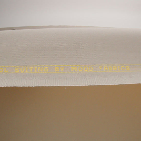Super 120 Merino Wool Suiting - Oatmeal - Finn Collection - Image 6 of 6