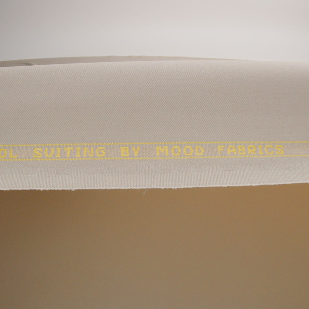 Super 120 Merino Wool Suiting - Oatmeal - Finn Collection - Image 6 of 6