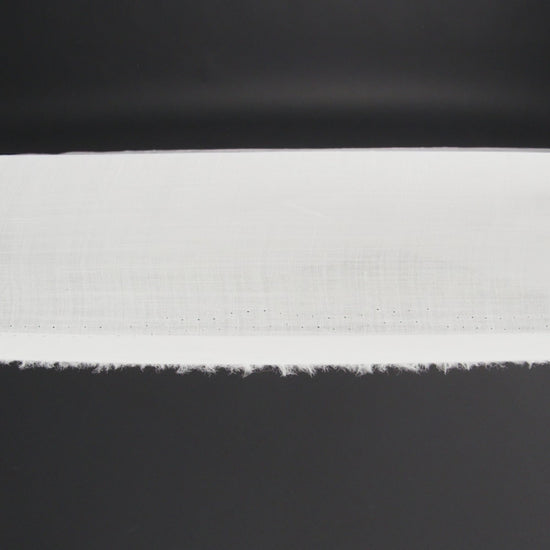 Famous Australian Designer White Lightweight Ramie Woven - Image 6 of 6