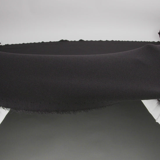 Stretch Rayon Ponte - Black - Designer Deadstock - Image 6 of 6