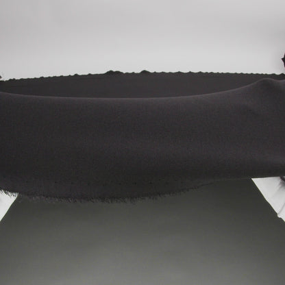 Stretch Rayon Ponte - Black - Designer Deadstock