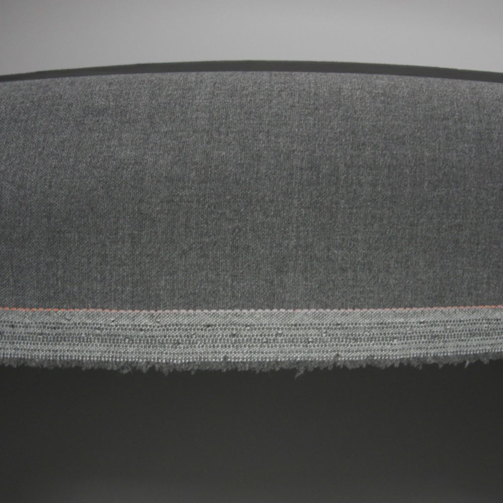 Heathered Gray Stretch Polyester Suiting - Image 6 of 6