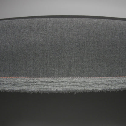 Heathered Gray Stretch Polyester Suiting