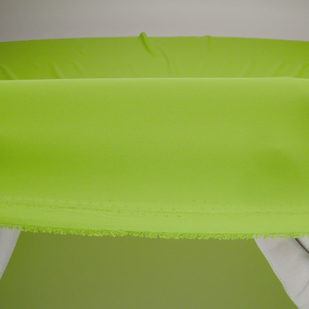 Polyester Double Georgette - Peridot Green - Mimosa Collection by Mood - Image 6 of 7