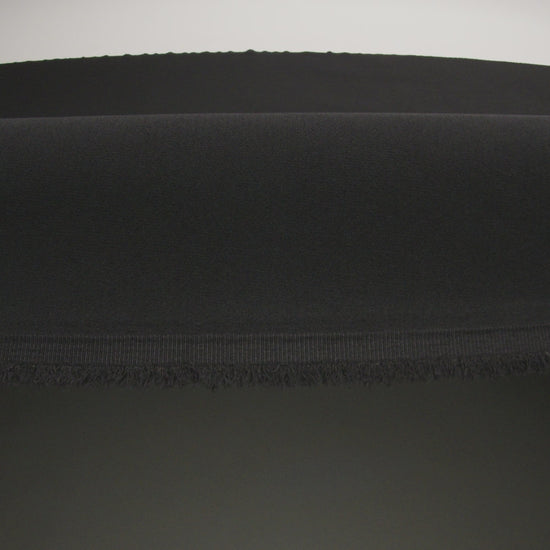 Black Stretch Polyester 4-Ply Crepe - Image 5 of 5