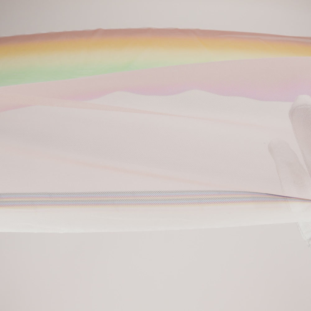 Ombre Stripes Shadow Tulle - Rainbow - Image 6 of 7