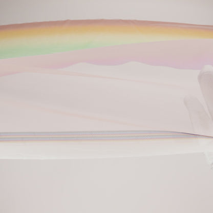 Ombre Stripes Shadow Tulle - Rainbow