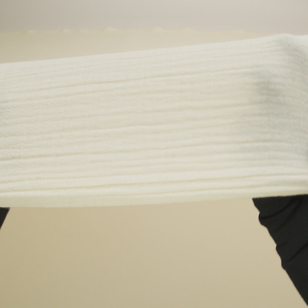 Double Cotton Gauze - Cloud Cream - Talamanca Collection - Image 5 of 5