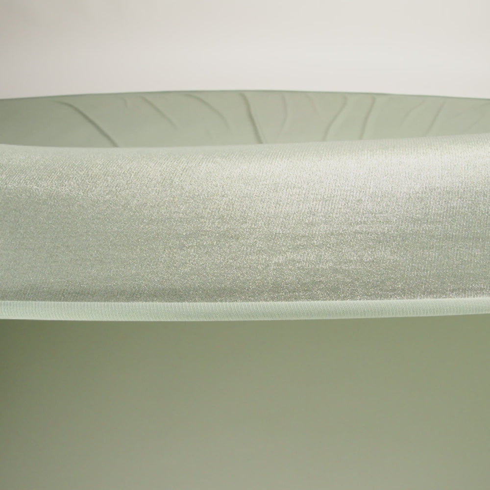 Foiled ITY Interlock Knit - Green Bay and Gold - Gaby Collection - Image 6 of 7