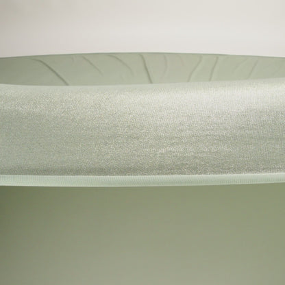 Foiled ITY Interlock Knit - Green Bay and Gold - Gaby Collection