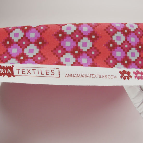 Printed Quilting Cotton by Anna Maria Textiles for Northcott - Bouquet Interwoven Geometric Stripes - Heiress Collection - Image 6 of 6