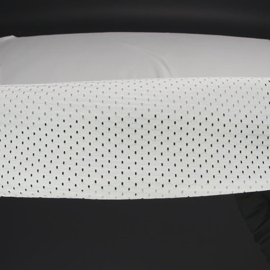 Polyester Athletic Mesh - White 100 Denier - Image 5 of 5