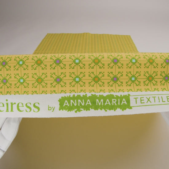 Printed Quilting Cotton by Anna Maria Textiles for Northcott - Garden Jeweled Floral Grid - Heiress Collection - Image 6 of 6