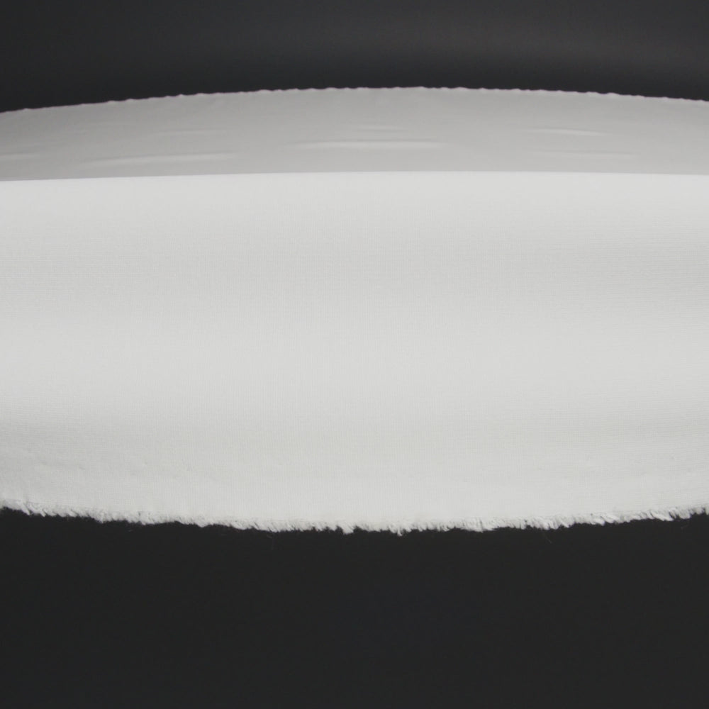 Stretch Ponte Knit - Whisper White - Papilio Collection - Image 5 of 6