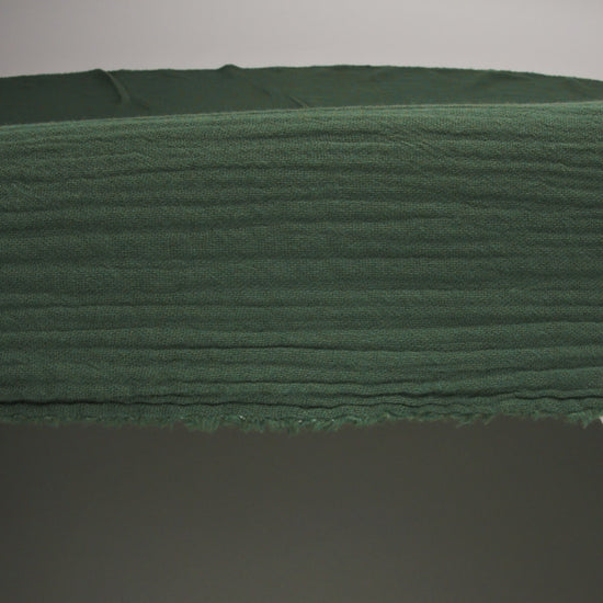 Double Cotton Gauze - Hunter Green - Talamanca Collection - Image 5 of 5