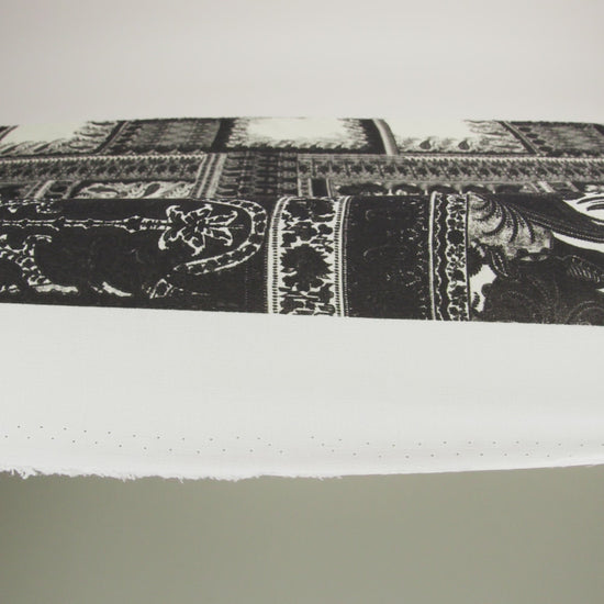 Viscose Crepe Print - Black and Cream Paisley Patches - Mood Exclusive Speak and Enter - Image 5 of 5