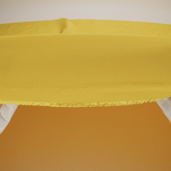 Water-Resistant Polyester Twill - Sunshine Yellow - Fisher Collection - Image 5 of 5