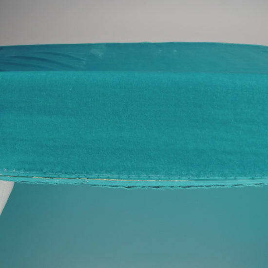 Rayon-Silk Velvet - Turquoise - Cicero Collection - Image 6 of 6
