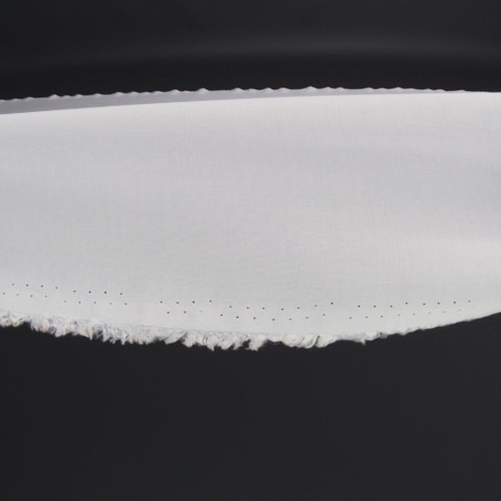 Caldwell White Ultra Soft Sustainable Rayon Poplin - Image 5 of 5