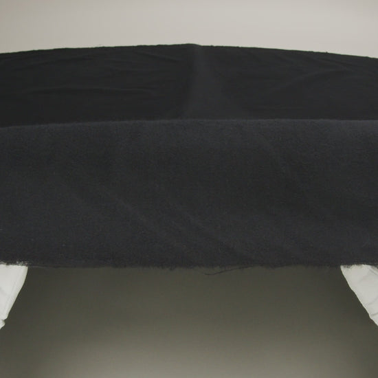 Brushed Cotton Duvetyne 12oz - Black - Image 5 of 5