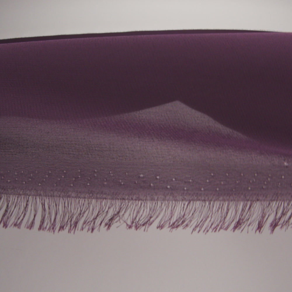 Polyester High-Multi Chiffon - Eggplant - Netta Collection by Mood - Image 6 of 7