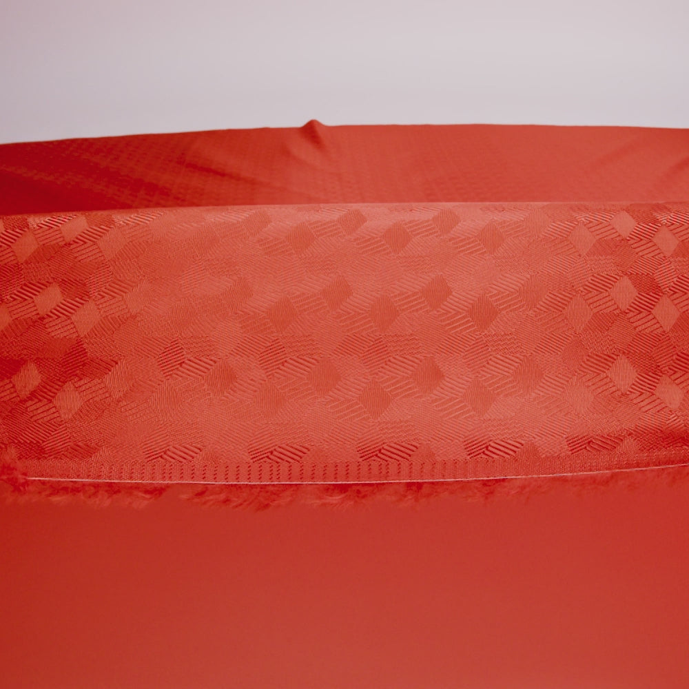 Tangerine Geometric Jacquard Lining - Image 5 of 6