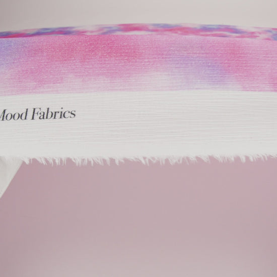 Slubbed Gauzy Cotton Woven - Pink, Lilac and Sky Blue Soft Tie Dye - Mood Exclusive Soft Sighs Print - Image 6 of 6