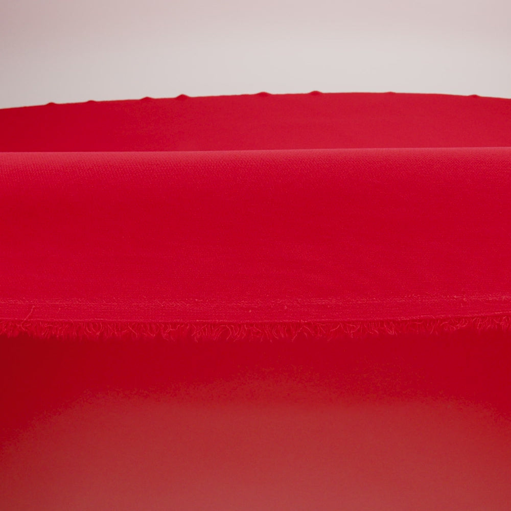 Polyester 4-Ply Crepe - Red - Suzie Collection - Image 5 of 5