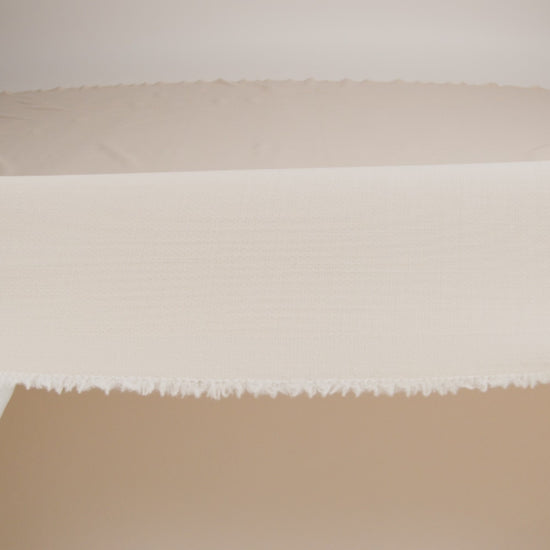 Italian Oatmeal Solid Wool Blend - Image 4 of 4