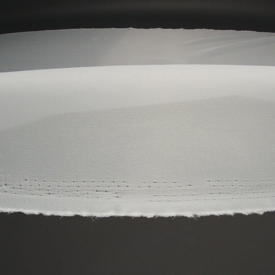 Satin-Faced Polyester Organza - Bright White - Ardea Collection by Mood - Image 6 of 7