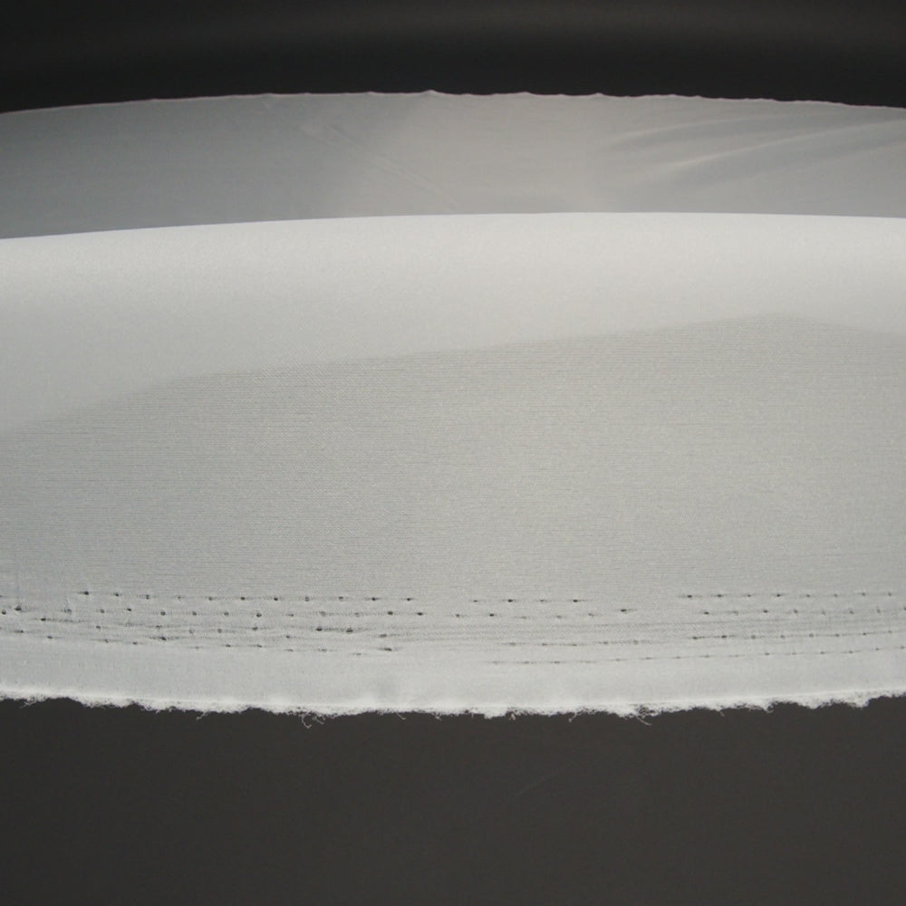 Satin-Faced Polyester Organza - Bright White - Ardea Collection by Mood - Image 6 of 7