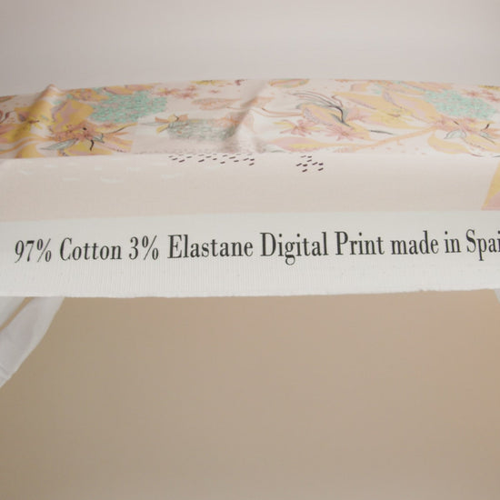 Mood Exclusive Aromatic Reverie Peach Stretch Cotton Sateen - Image 5 of 5
