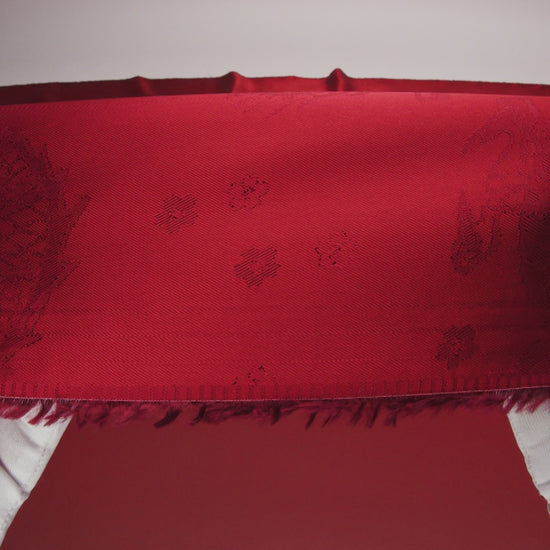 Dragons Jacquard Lining - Red and Maroon Bi-Color - Image 6 of 7