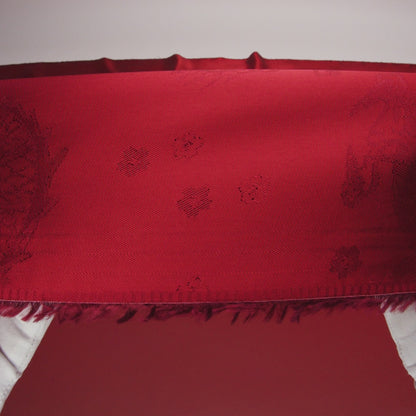Dragons Jacquard Lining - Red and Maroon Bi-Color