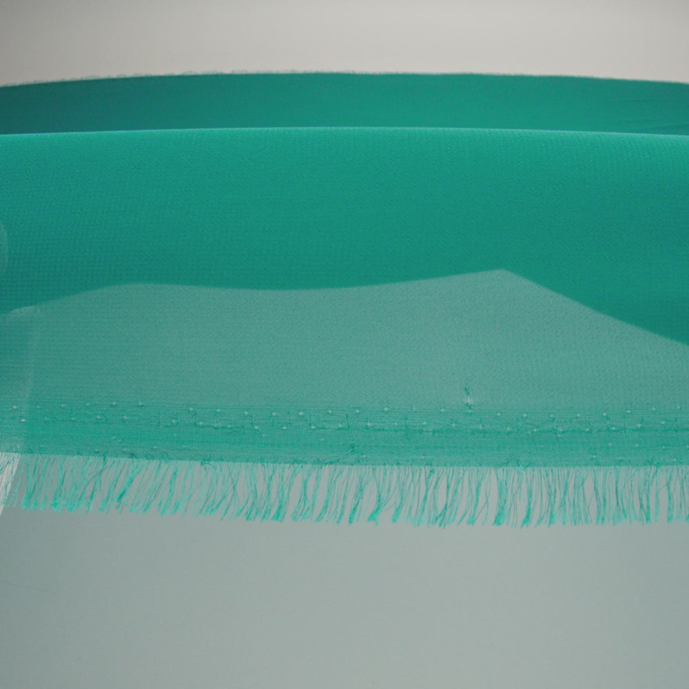 Polyester High-Multi Chiffon - Deep Teal - Netta Collection by Mood - Image 6 of 7