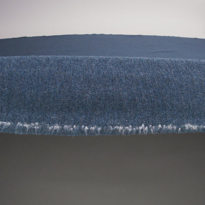Bamboo and Cotton Stretch Knit Fleece - Heather Lake Blue - Jessamyn Collection