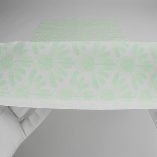 Printed Quilting Cotton by Anna Maria Textiles for Northcott - Mint Coneflower Floral - Indelible Soft Collection - Image 6 of 6