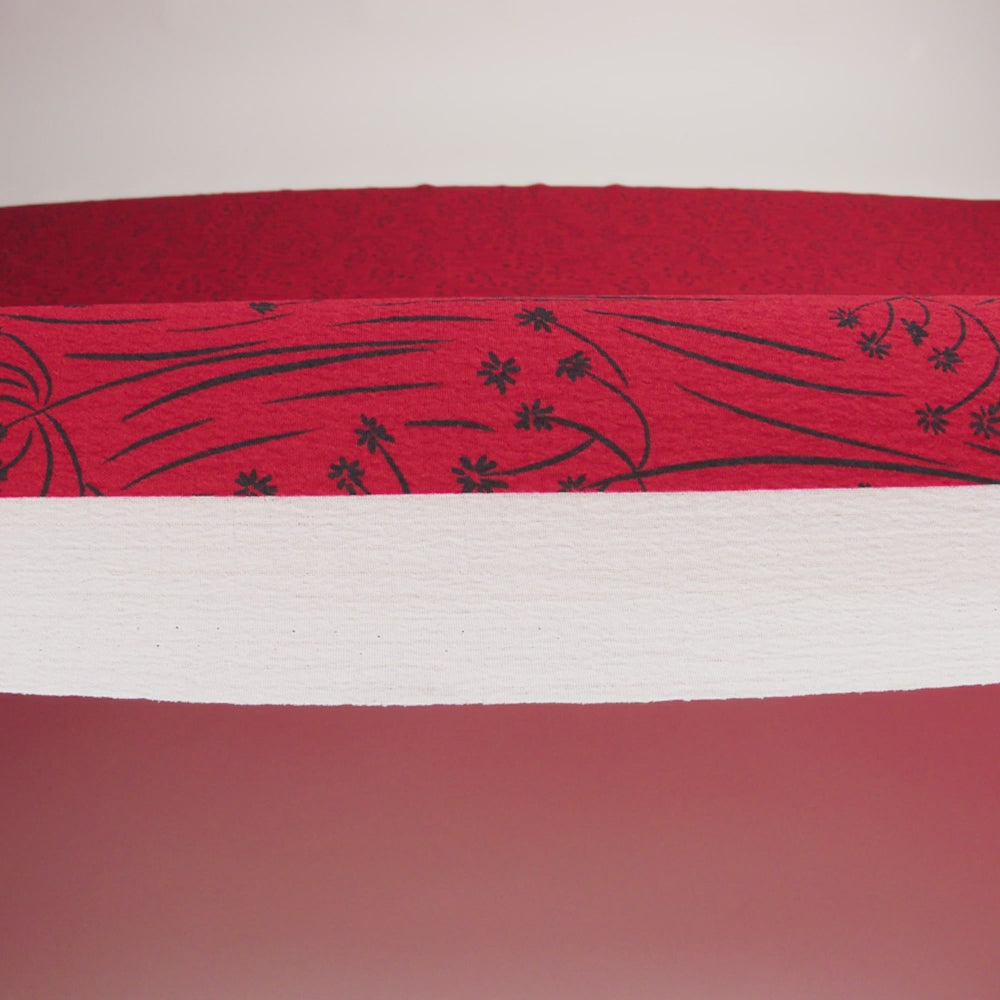 Mood Exclusive Red Dandelion Dreamer Stretch Polyester Seersucker - Image 6 of 6