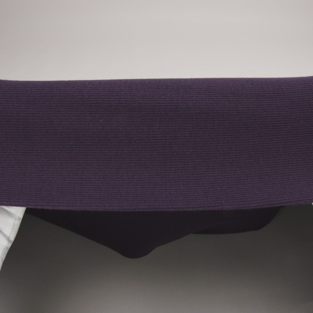 Plum Tubular Cotton Rib Knit - Image 5 of 5